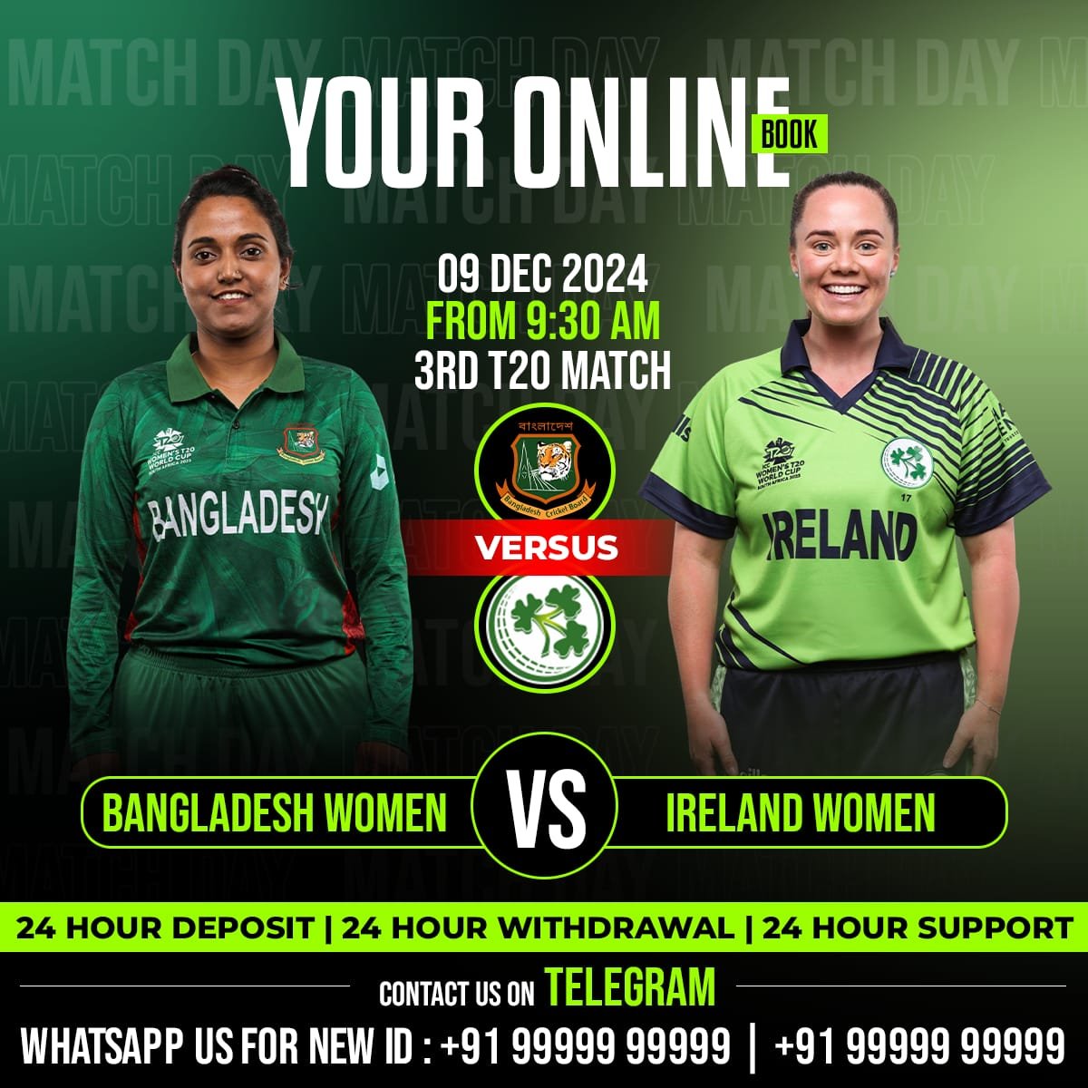 Bangladesh Women vs Ireland Women — Match Day